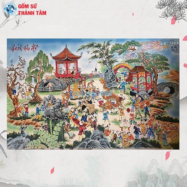 Tranh Gốm Vẽ Trơn Ốp Tường | Chủ Đề Khác