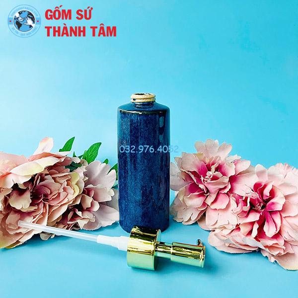 Bình đựng dầu gội sữa tắm dáng trụ cao
