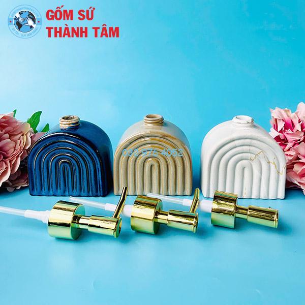 Bình đựng sữa tắm dầu gội dáng vòm