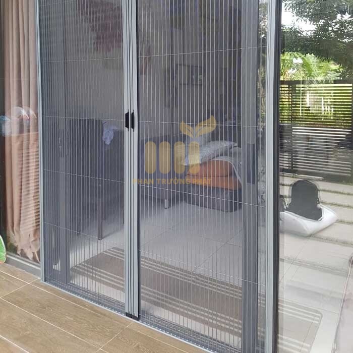 Cửa Lưới Chống Muỗi Xếp 2 Cánh Cửa Đi