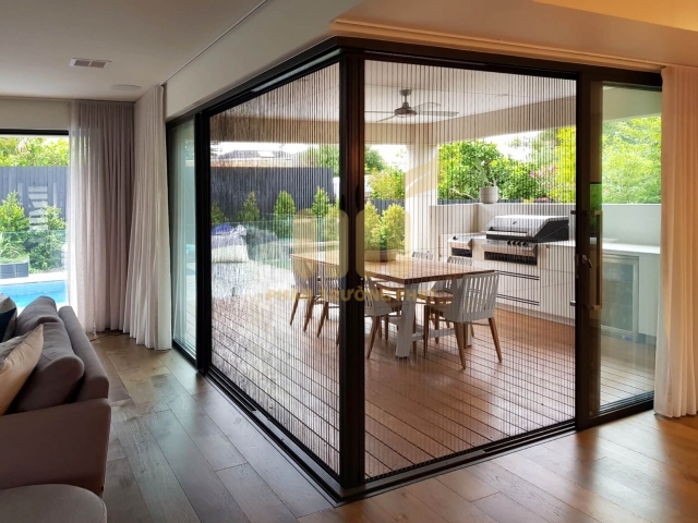 Cửa Lưới Chống Muỗi Xích Không Ray Ghép Cánh SC40-GC