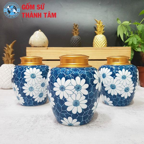 Hộp Đựng Chè Dạng Bầu Không Chân
