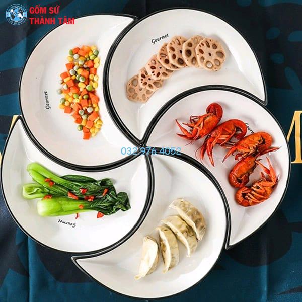 Khay Đựng Đồ Ăn Kiểu Cách | Trăng Khuyết