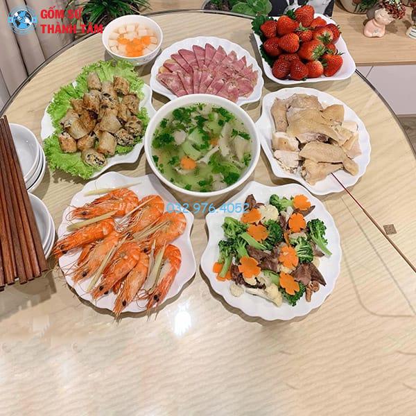 Khay Đựng Đồ Ăn Kiểu Cách | Vỏ Sò
