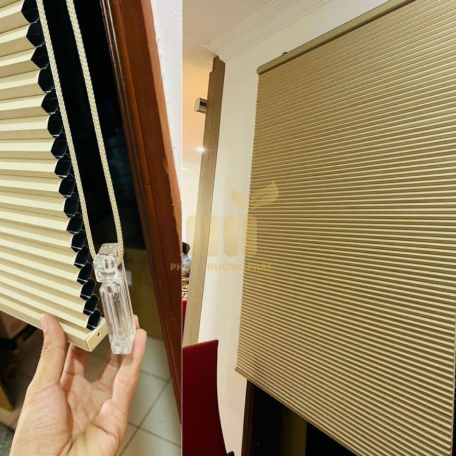 Rèm Tổ Ong Lùa Lên Hệ 30