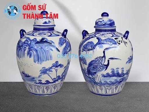 Bình ngâm rượu thủy tinh có ưu điểm gì? Cách sử dụng và bảo quản Bình ngâm rượu bằng gốm sứ Bát Tràng có độ bền cao, đảm bảo hương vị thơm ngon của rượu