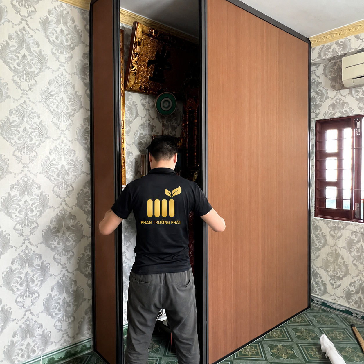 Vách ngăn điều hòa – Chị Thảo – Hải Phòng