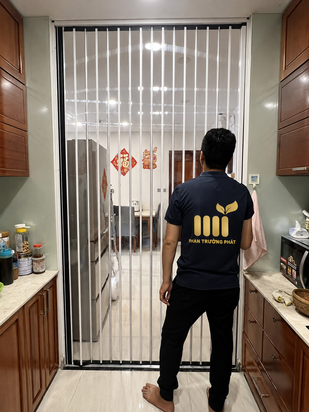 Rèm tổ ong ngăn bếp – Anh Quân – Cần Thơ